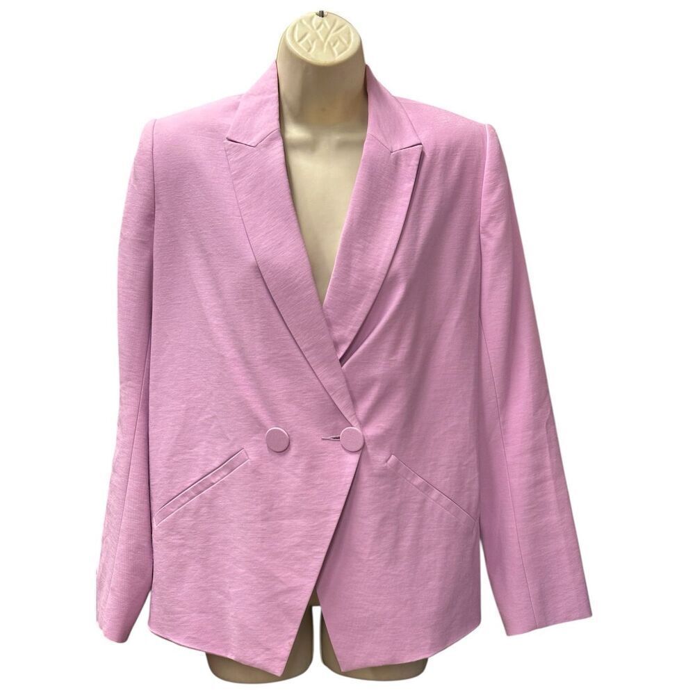 The Sei Double Breasted Blazer In Lavendar Nwt Size 0 — image 2 of 5